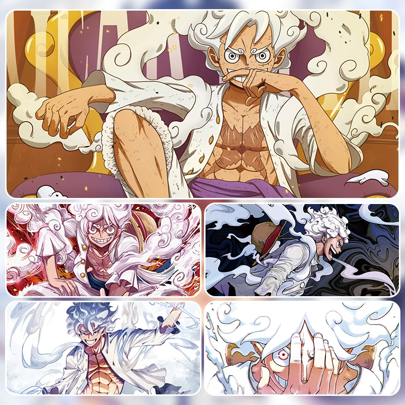 海贼王大号鼠标垫路飞五档索隆动漫电竞游戏专用保护垫电脑桌垫