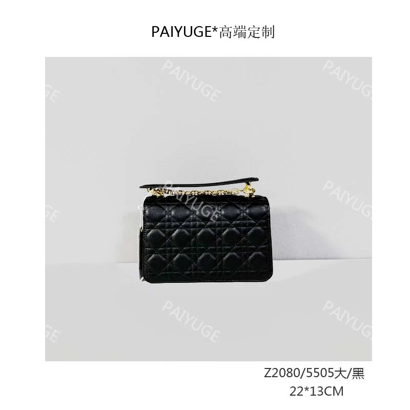 Z2080/5505大/黑 Paiyuge高端订制女士手提单肩包斜挎包 1997