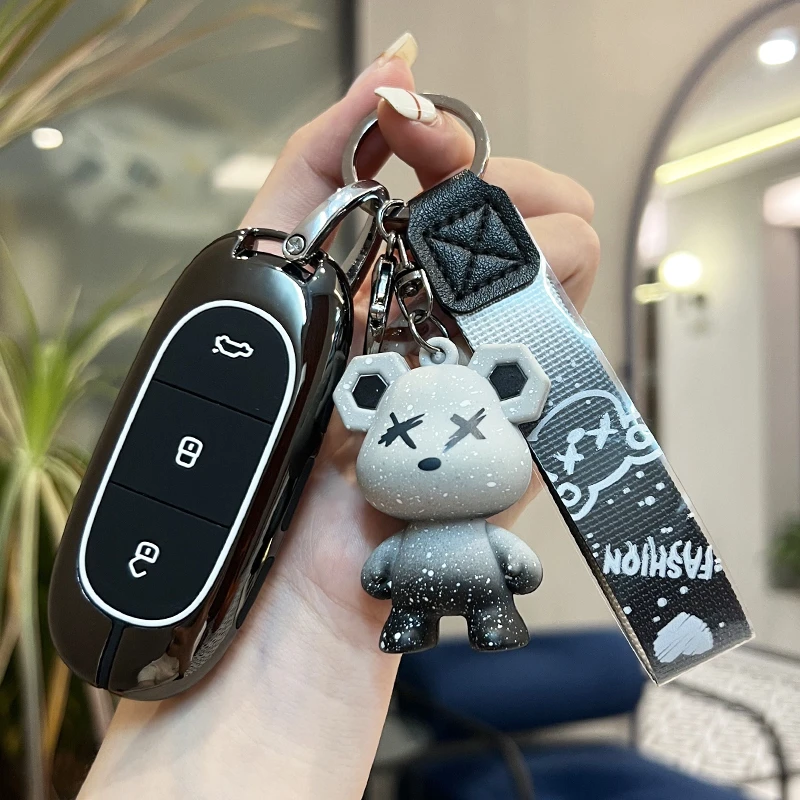 理想l9钥匙套2022款全新理想L9Max版专用汽车改装全包金属壳扣男