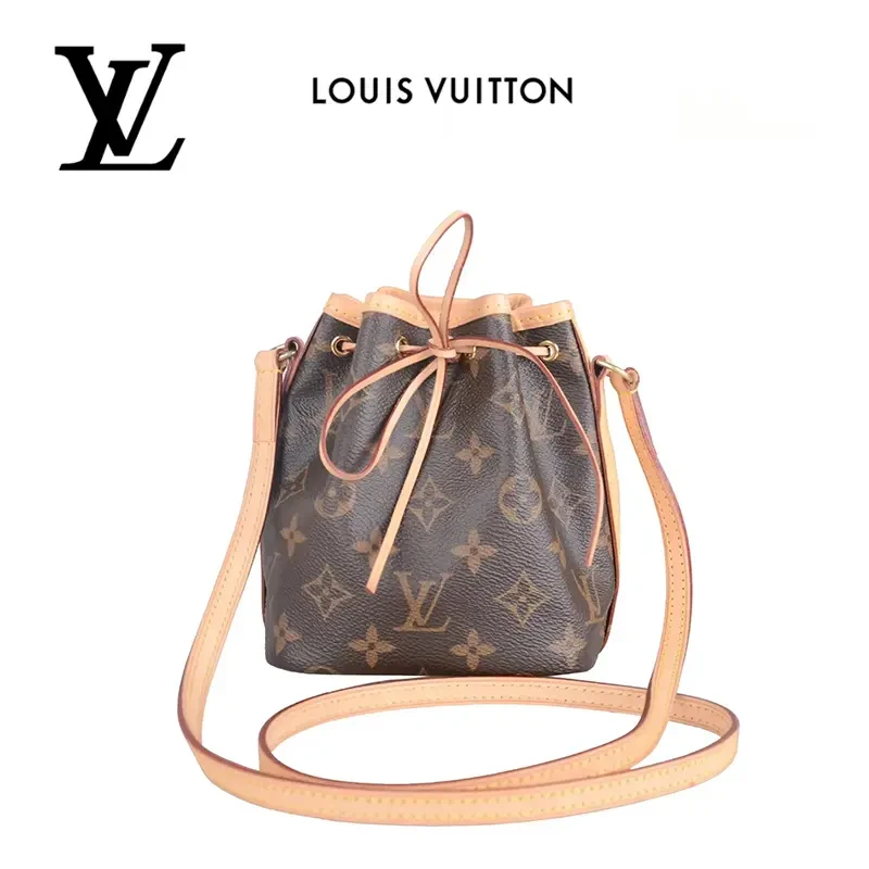 95新 LouisVuitton/路易威登  LV包包 老花  抽绳noe水桶 嘉莉