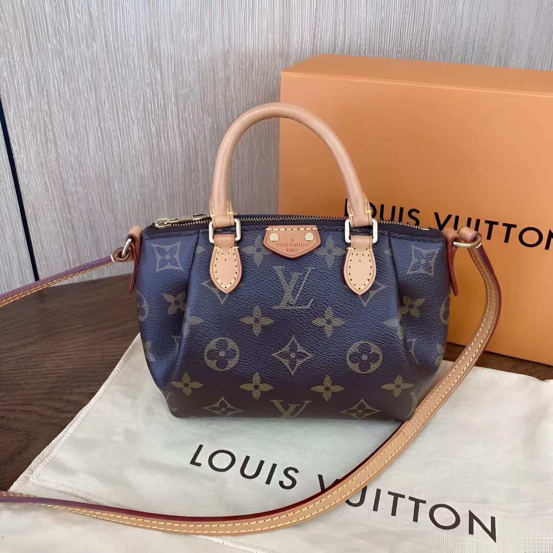 99新 LouisVuitton/路易威登 小七 LV nano饺子包 (植鞣革换新)