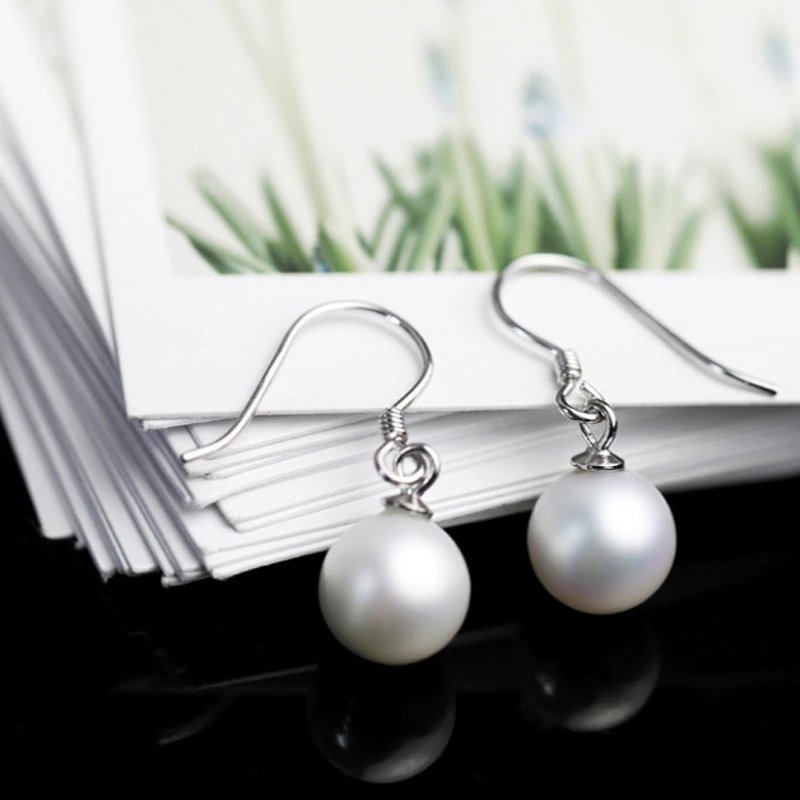 925银耳饰 MISS/米饰轻奢简约珠珠耳钩复古百搭高级感气质耳饰