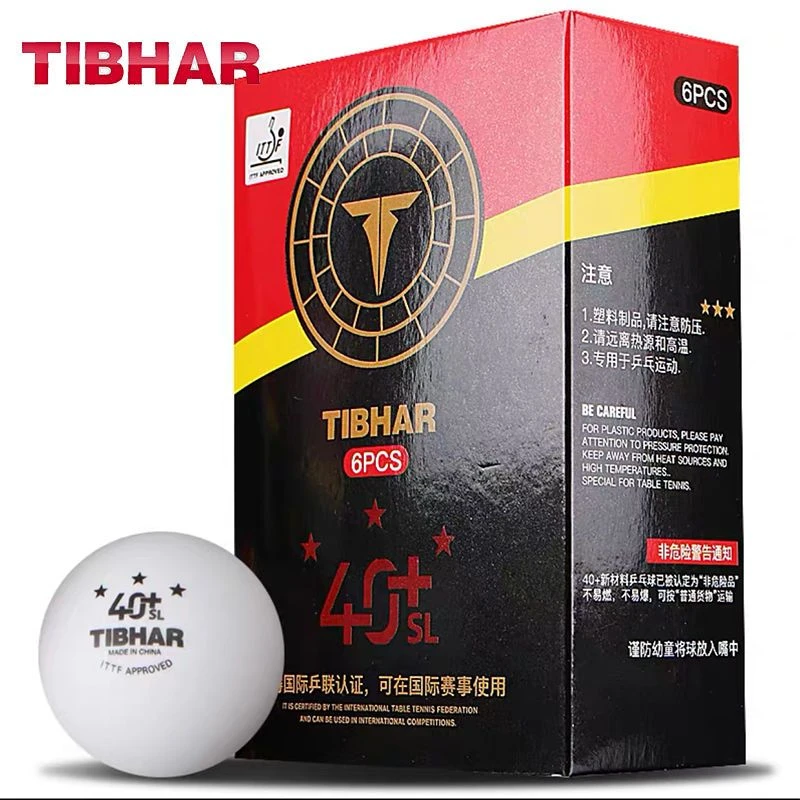 正品TIBHAR挺拔专业无缝三3星球新材料40+乒乓球运动训练用比赛事