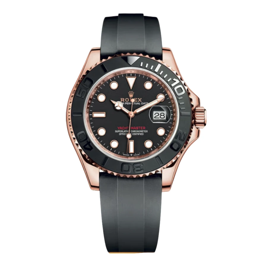 99新 Rolex/劳力士 游艇名仕126655/40mm/玫瑰金黑盘/22年全套