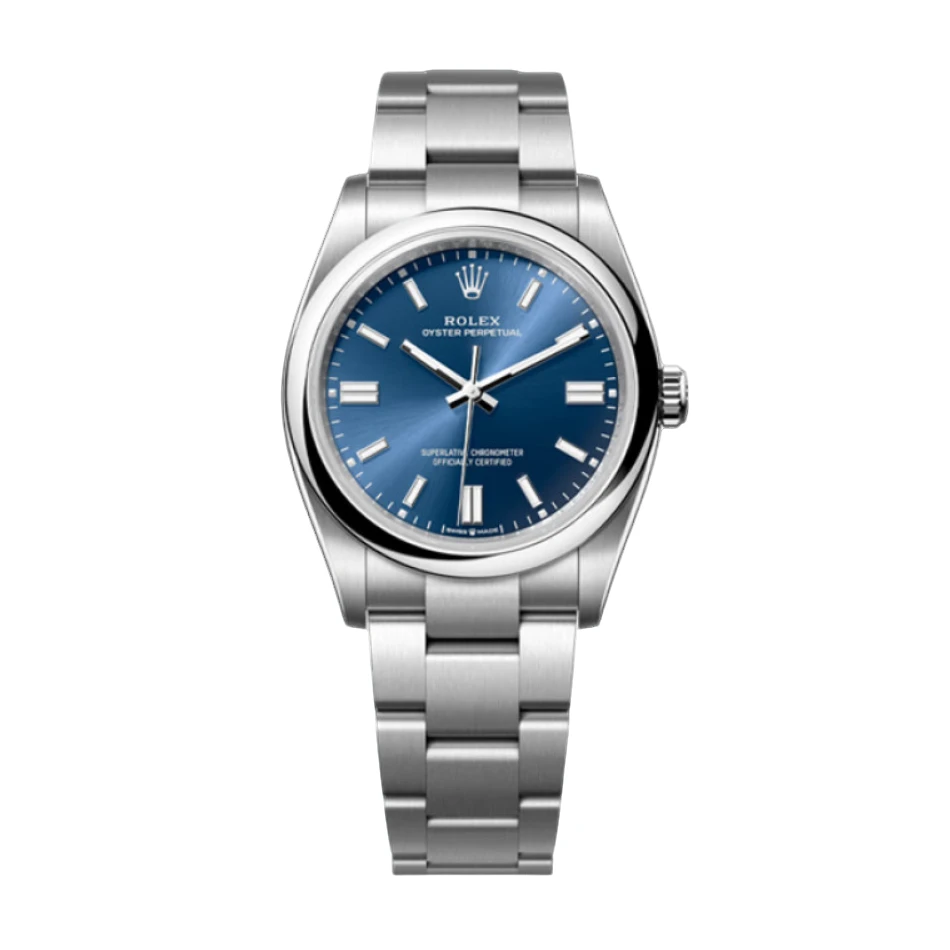 全新未使用 Rolex/劳力士 蚝式恒动/126000/36mm/蓝盘/24年未使用