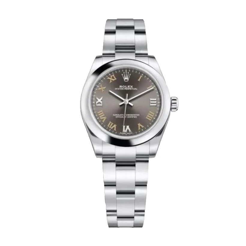 99新 Rolex/劳力士 蚝式177200/31mm/深灰色盘/自动机械/19年全套