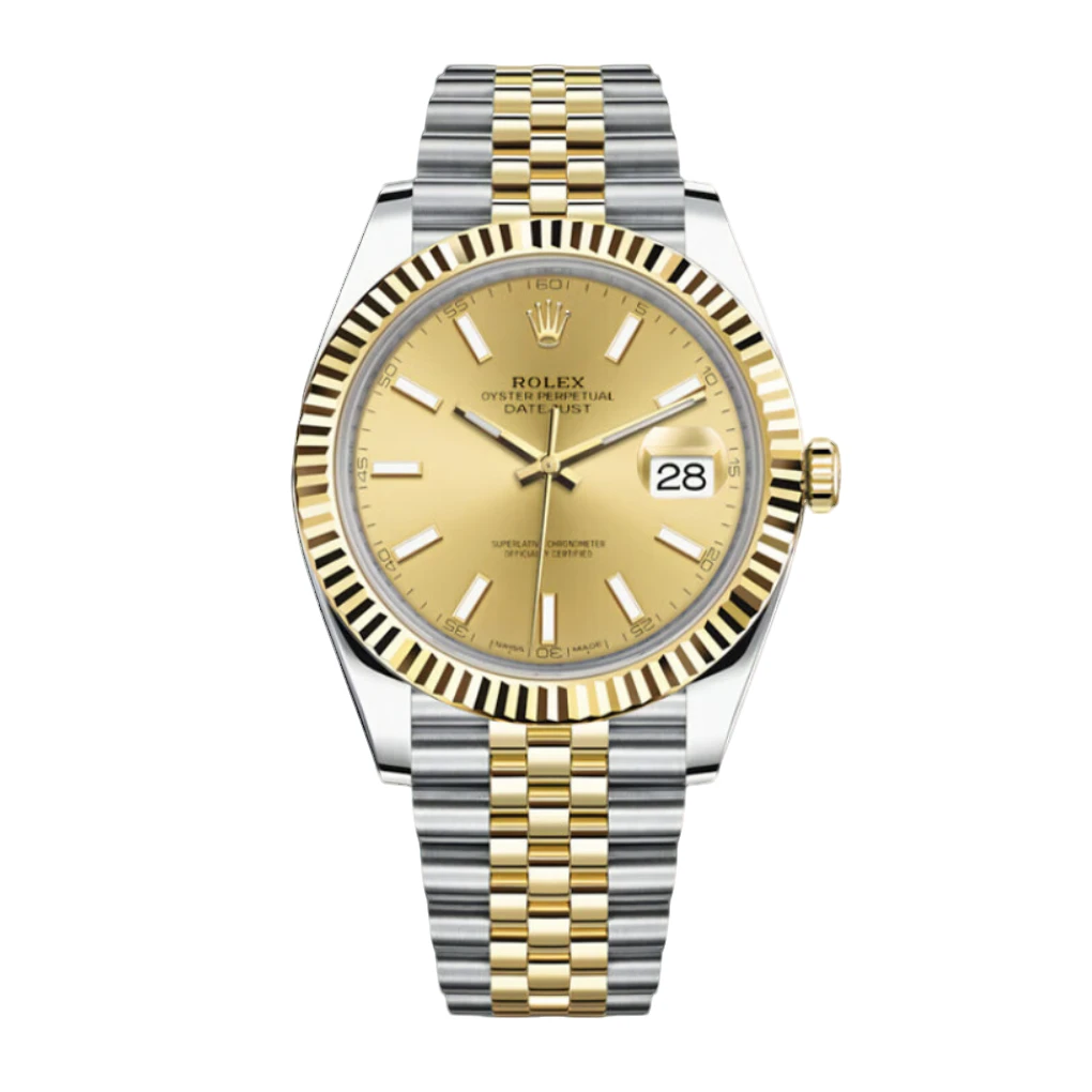 99新 Rolex/劳力士 日志126333/金盘条钉/41mm/自动机械/23年全套