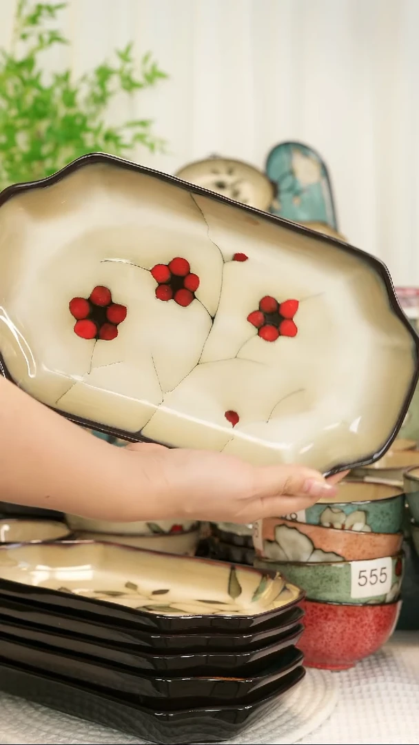 【闪购商品】瓷片闪 八角鱼盘购购购