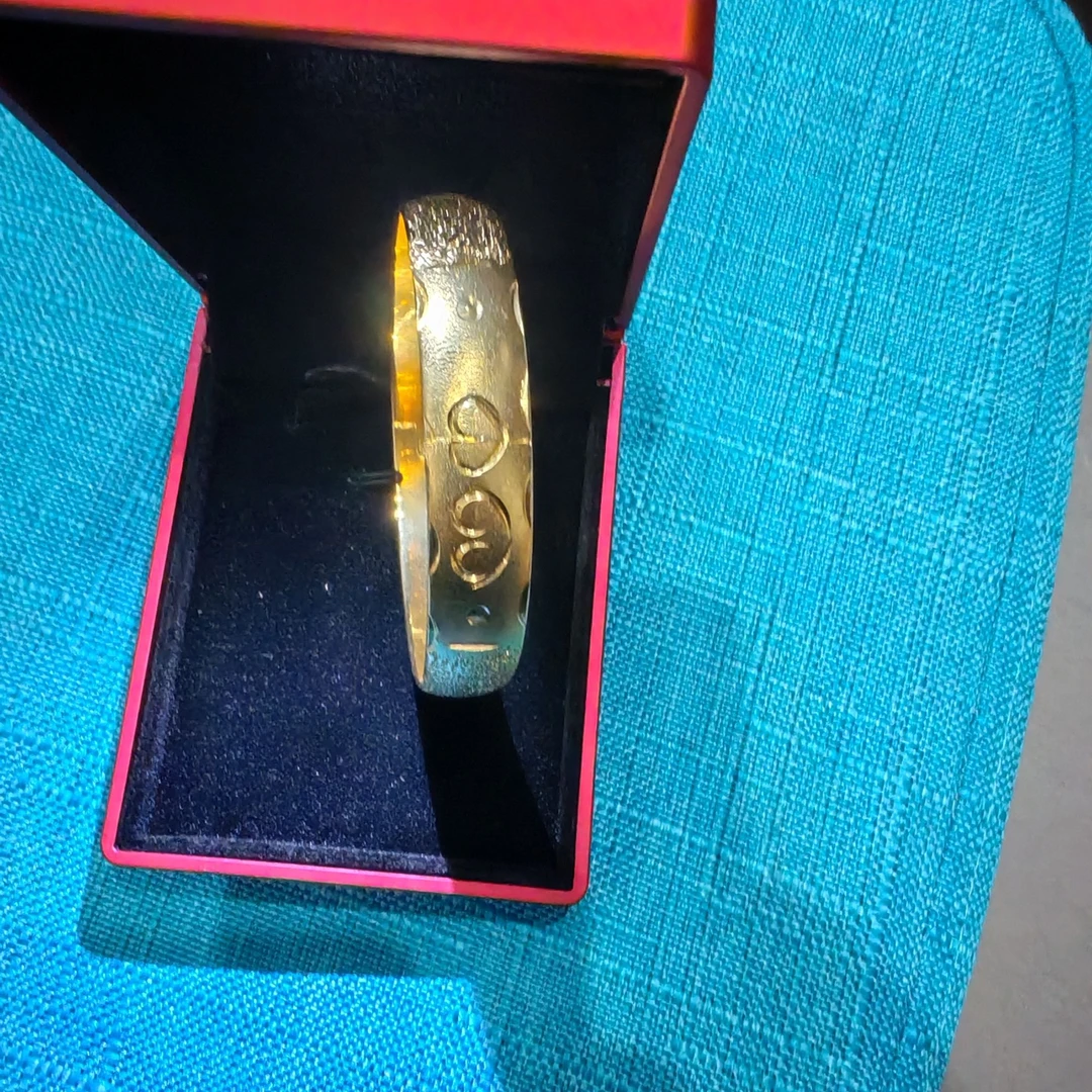 800银手镯 G100-云上爱心卡扣手镯