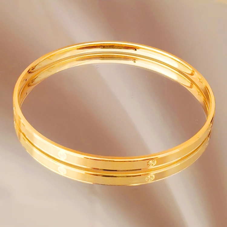 足金999精工5G满天星卡家手镯  G5541