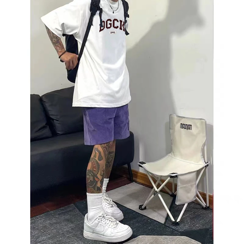 美式速干短袖篮球运动投篮服T恤吸湿排汗透气训练服男女宽松潮流
