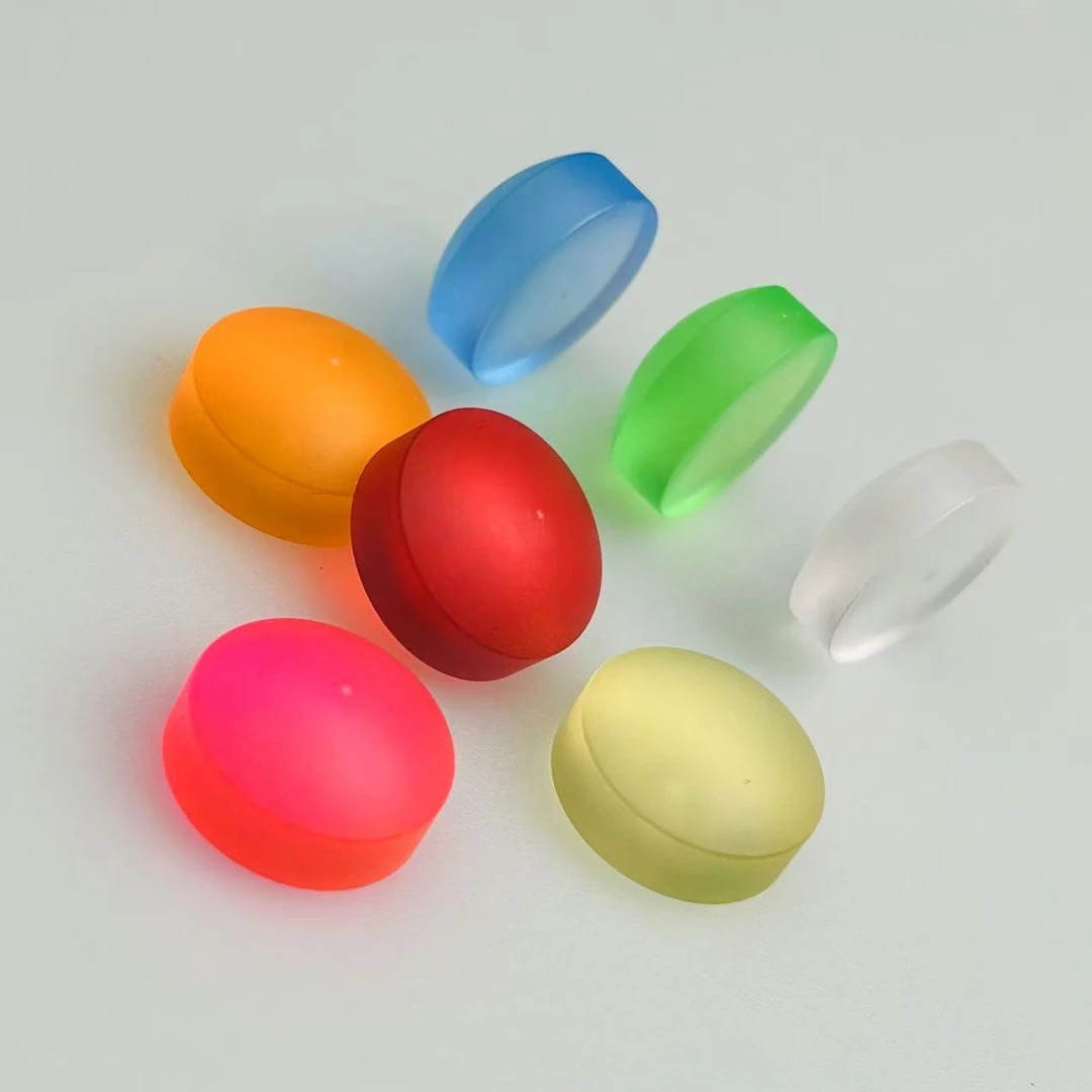 台球杆冲跳一体皮头水晶冲杆跳杆枪头九球杆开球炸球水晶透明杆头