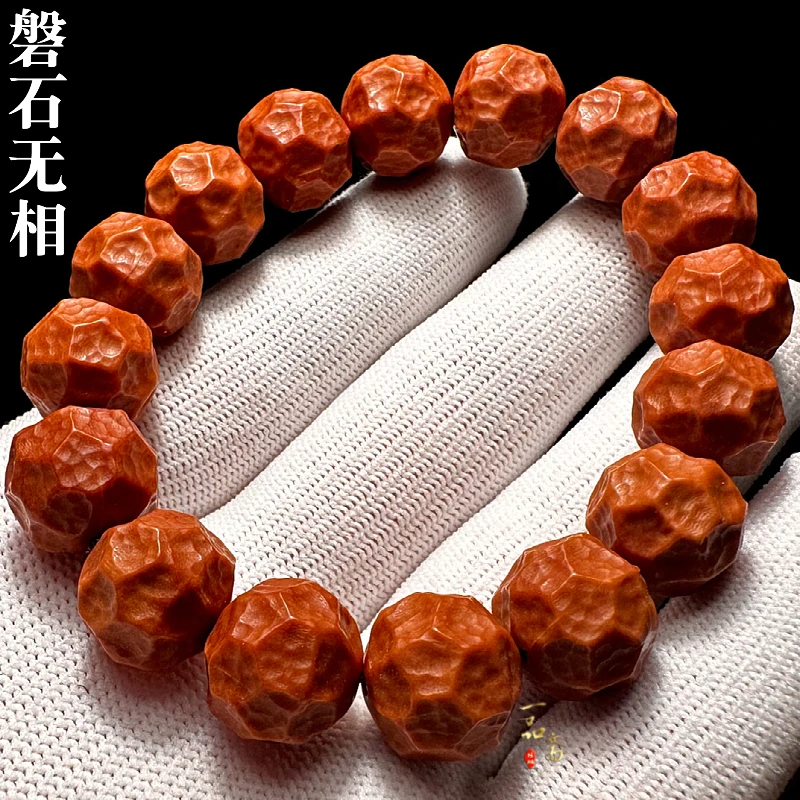 大尺寸磐石无相猴头手串男款盘玩高端文玩核桃雕刻奶酪橄榄核精雕