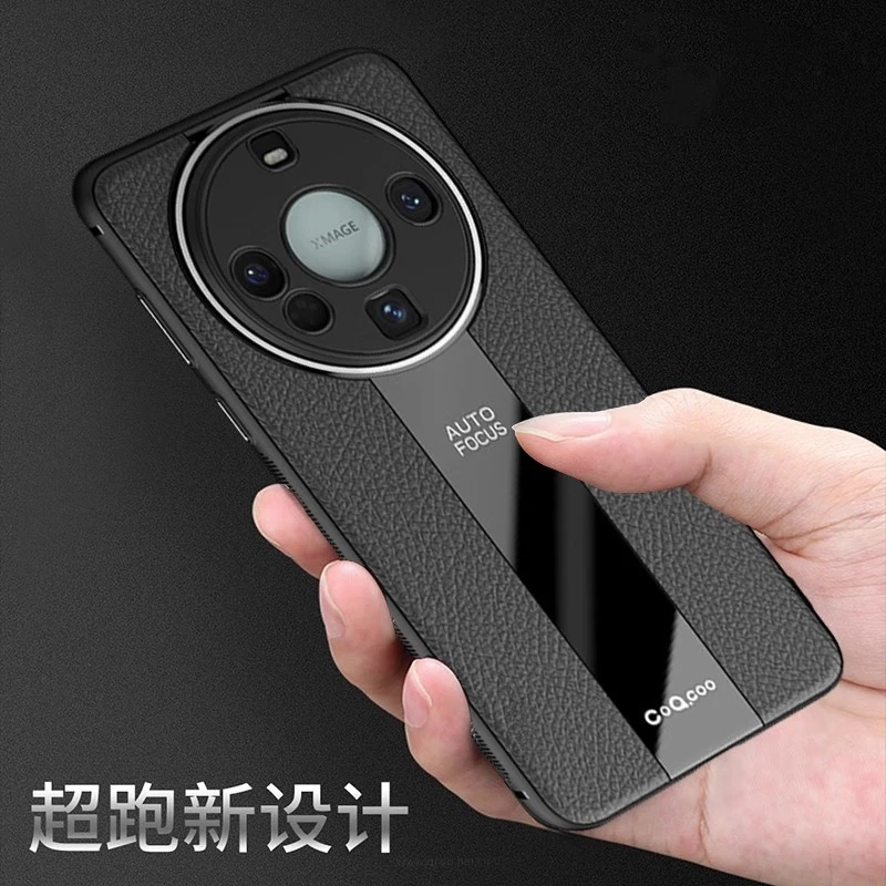 适用华为mate60pro手机壳mate60保护套新款硅胶软壳商务镜头全包