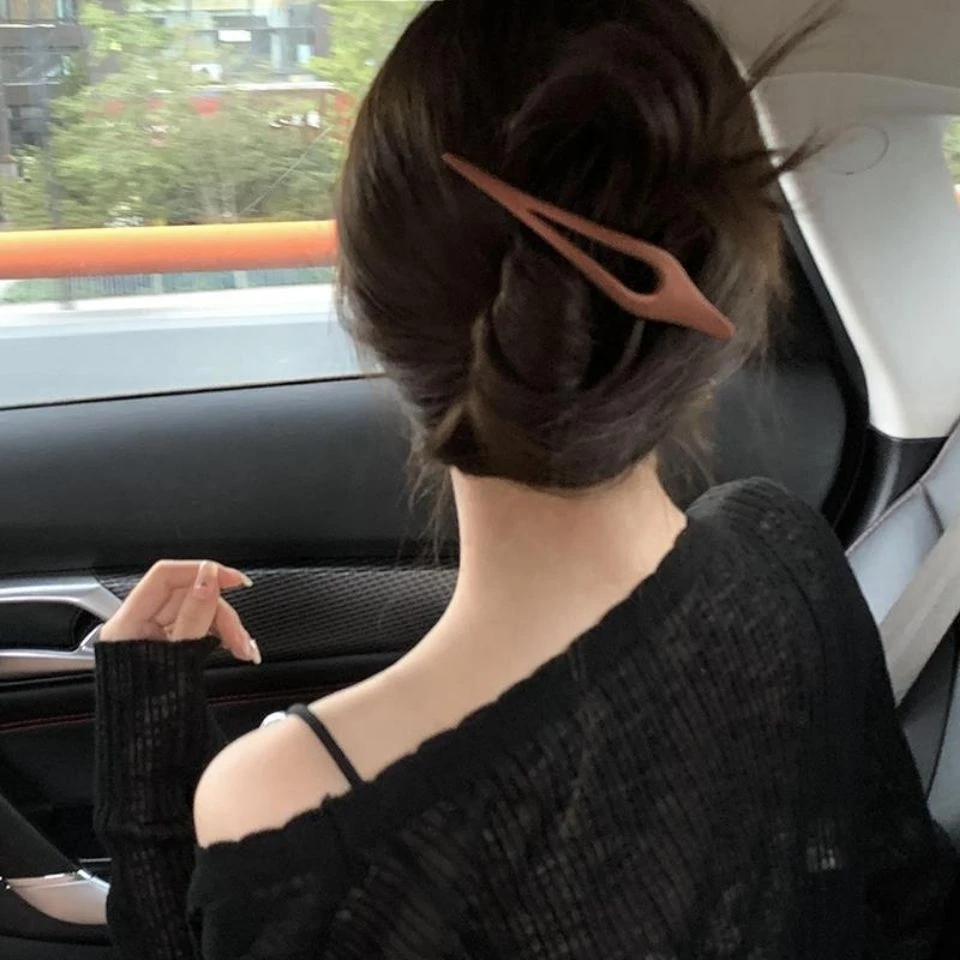 简约磨砂鸭嘴夹发夹女夏后脑勺大号鲨鱼夹气质盘发神器夹头发
