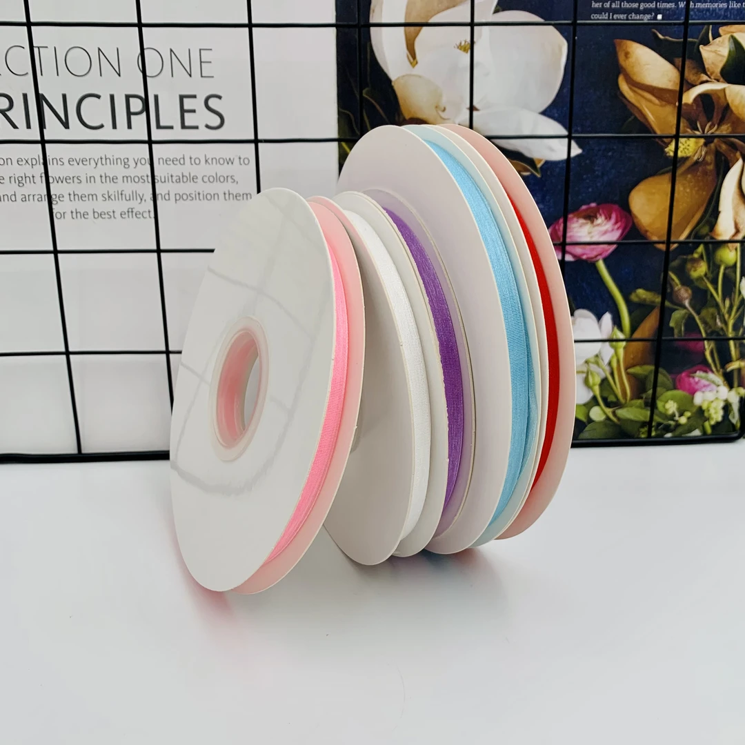 【小蚂蚁饰品】0.6cm加密高亮雪纱带丝带手工制作发饰材料飘带