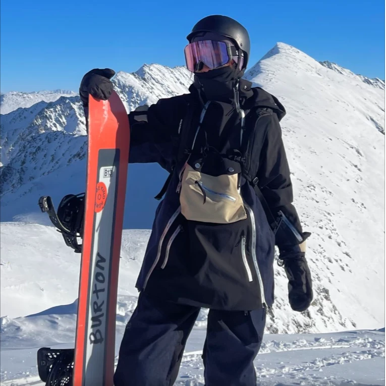 【直播间福利专享】3L表情滑雪服套装可拆卸保暖防风雪服连帽防水