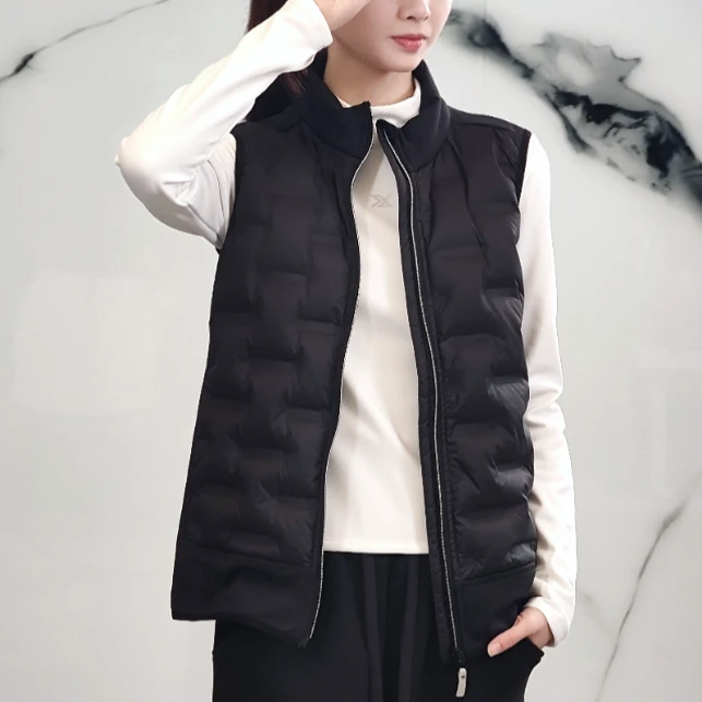 【亲子马甲】男女儿童羽绒防风马甲轻薄保暖搭子外穿白鸭绒羽绒马甲