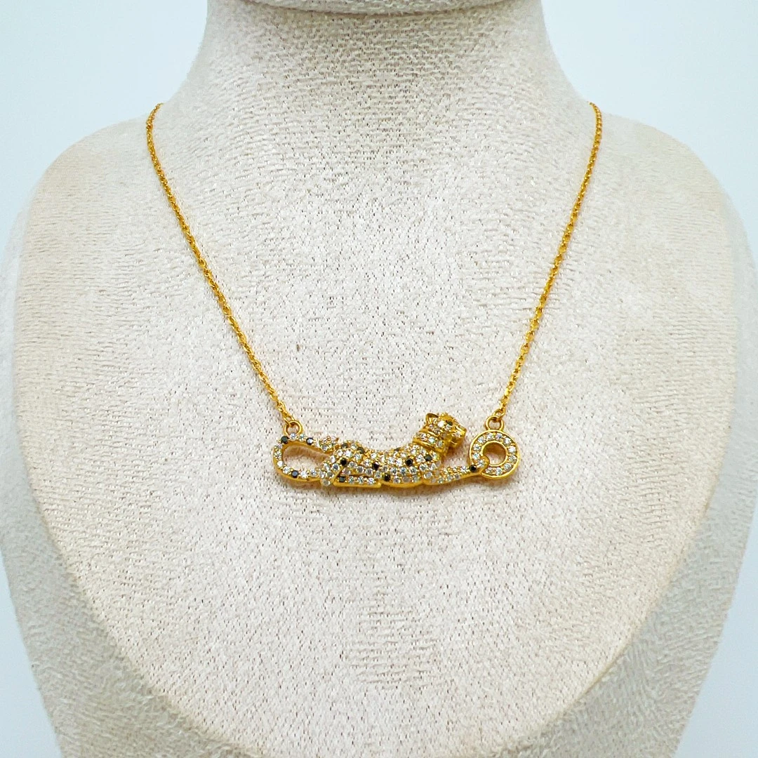 云珑珠宝甄选 足金999 豹子套链 总重出售