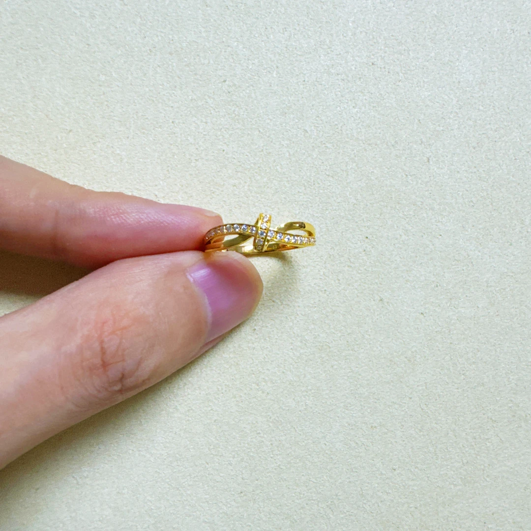 云珑珠宝甄选 足金999 蝴蝶结戒指 总重出售