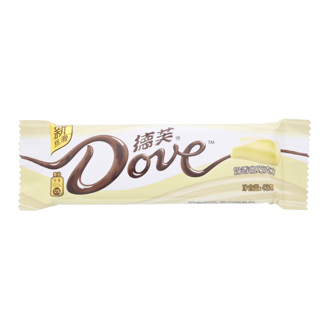 Dove/德芙奶香白巧克力43g[顺丰发货 全场满99元包邮]巧克力零食