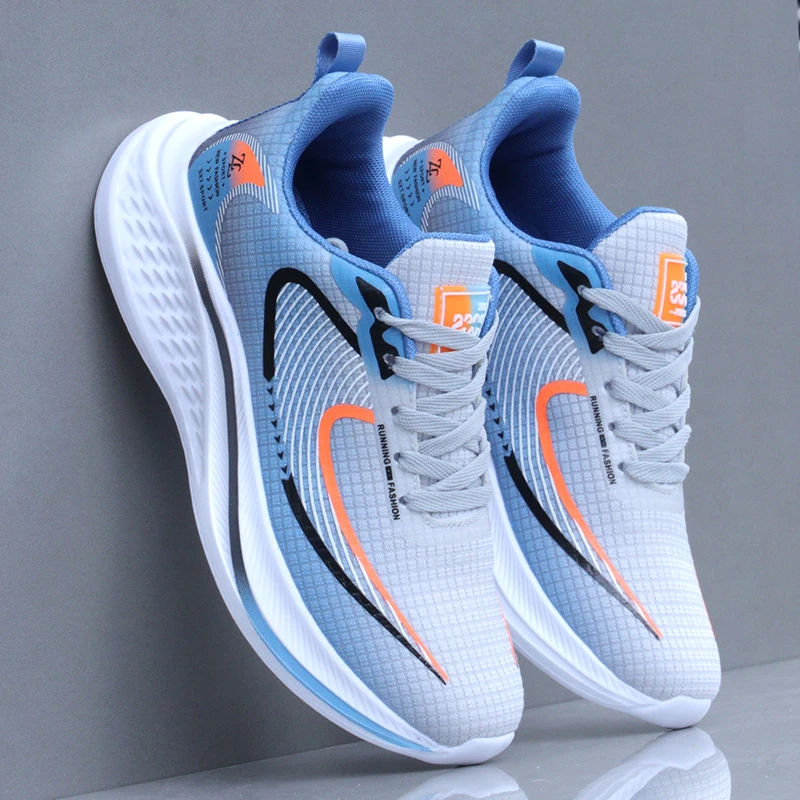夏季新款超轻透气网鞋减震跑步鞋男士户外运动鞋学生软底休闲男鞋