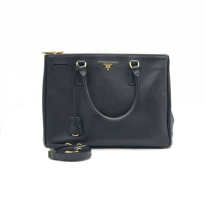 95新 Prada/普拉达 牛奢网【安则专属】普拉达/中号黑金杀手包/女士