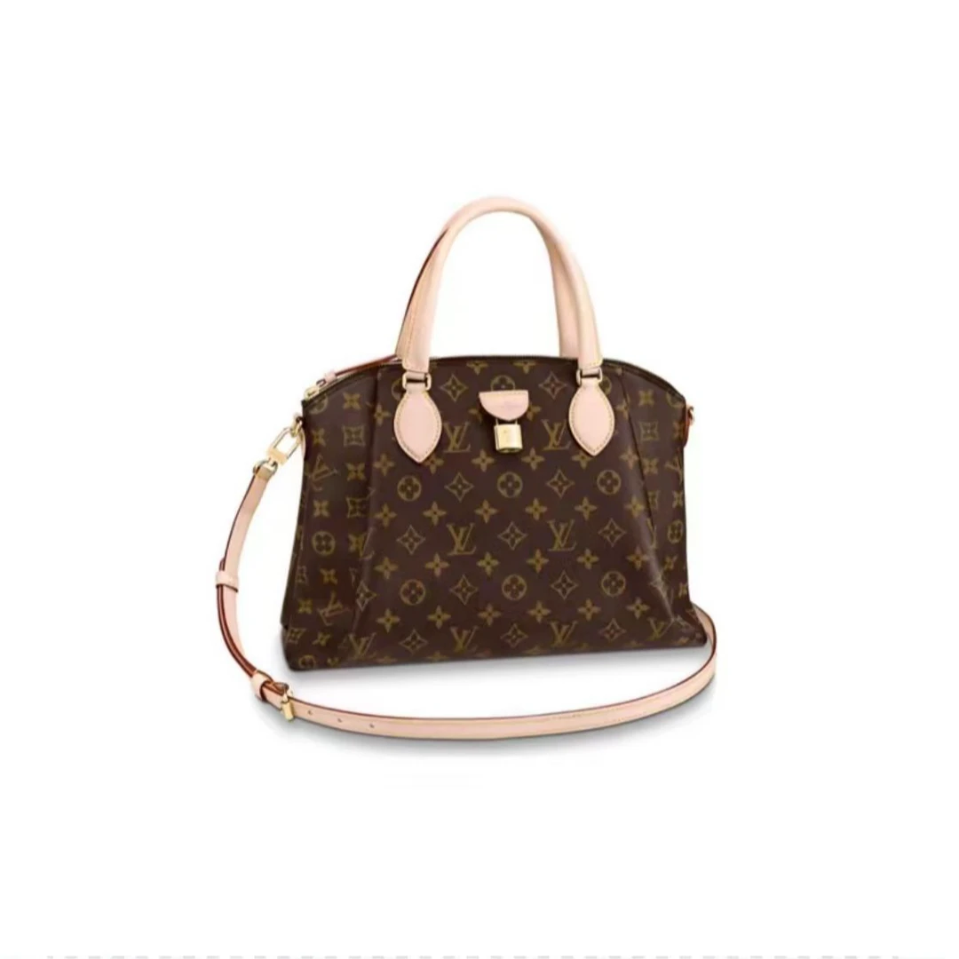 95新 LouisVuitton/路易威登 牛奢网/LV新款饺子包锁头/芯片款