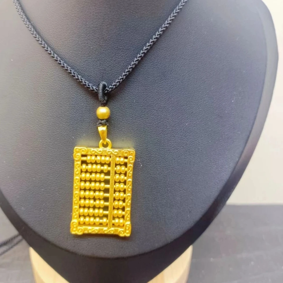 合金吊坠 精工周家小算盘吊坠时尚百搭