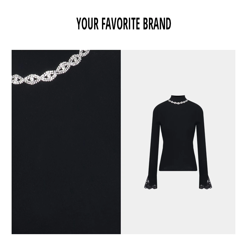 【璀璨星河】气质长袖针织时尚修身B2D812399