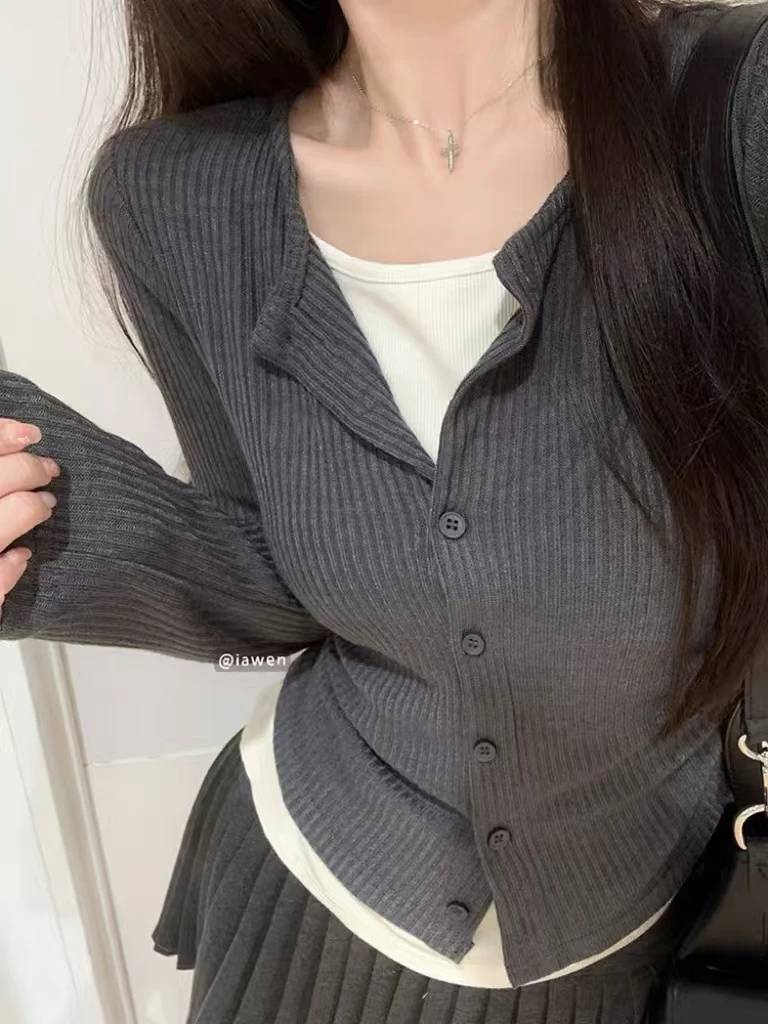 温尔 3色假两件上衣