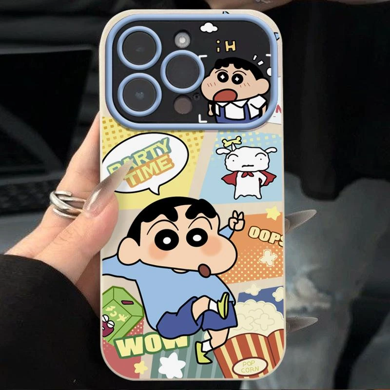 卡通大视窗适用适用iPhone15/14/13手机壳苹果小米oppovivo华为软