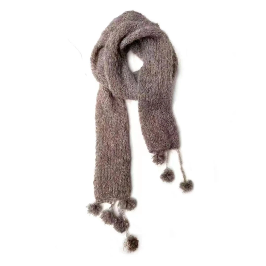 左岸迷香 果儿坊 【围巾】时尚 针织 保暖 百搭 7108