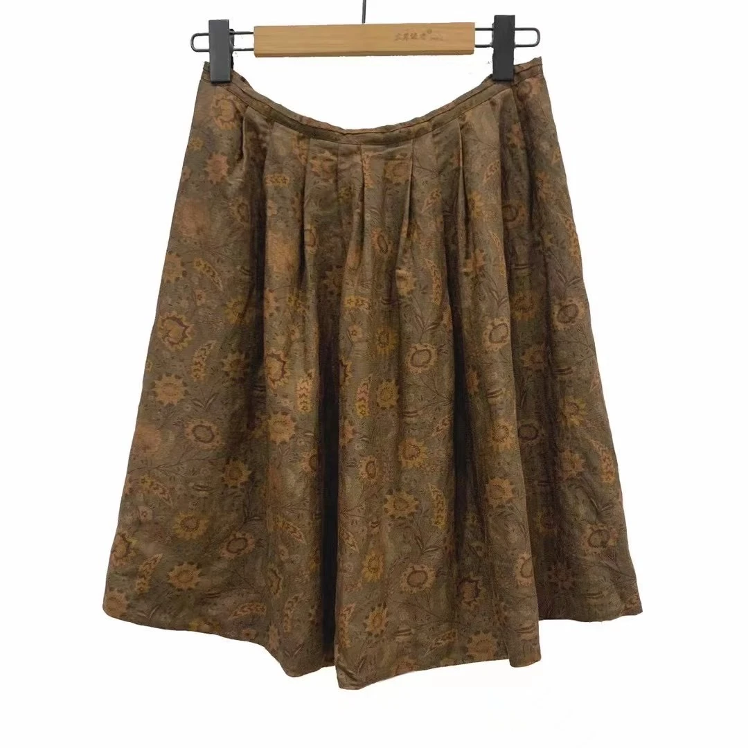 左岸迷香 果儿坊【围裙】休闲复古宽松印花0018