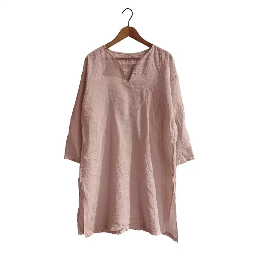 左岸迷香 果儿坊【上衣】时尚 文艺 纯色 文艺 舒适 1027-1