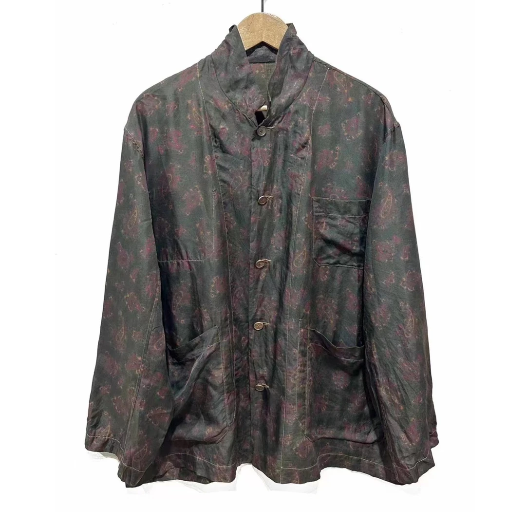 左岸迷香 果儿坊 【短外套】丝短外套  休闲 复古 提花 中国风 8032