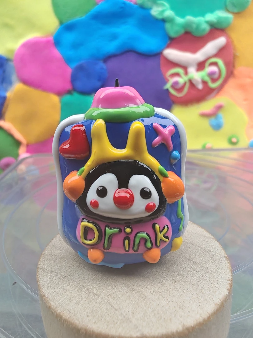 【A76】pinggu热水袋-纯手工DIY捏捏手机链钥匙链饰品