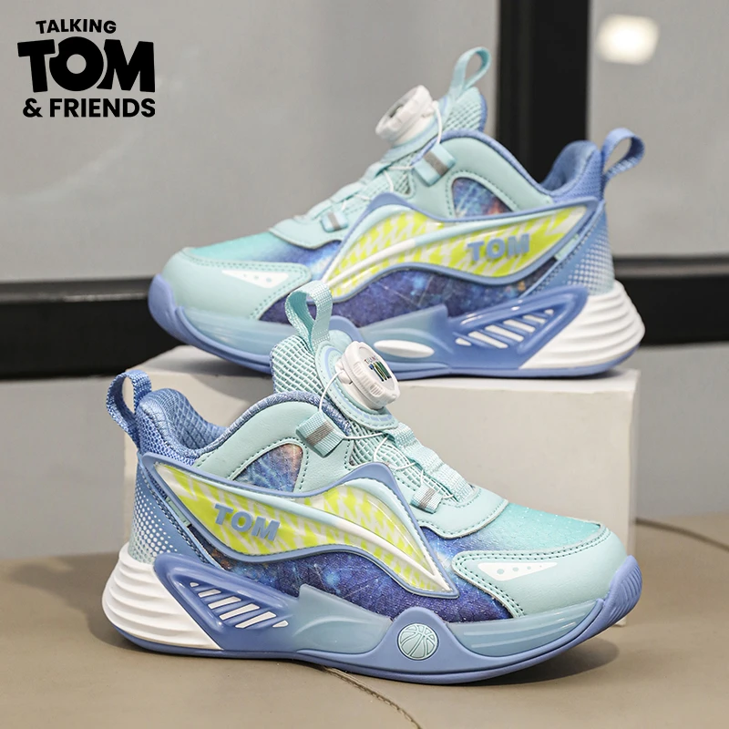 汤姆猫童鞋男童鞋秋季款防滑儿童运动鞋2024新款中大童男孩篮球鞋