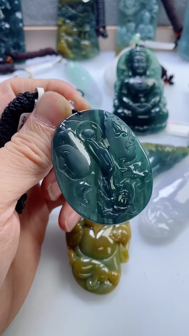 【闪购商品】翡翠挂件未镶嵌