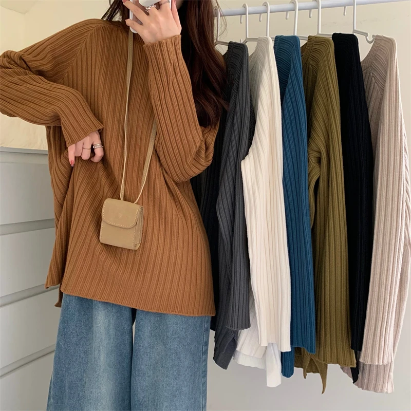 孕妇装毛衣女秋冬潮妈长袖孕妇上衣小个子显瘦宽松针织孕妇打底衫