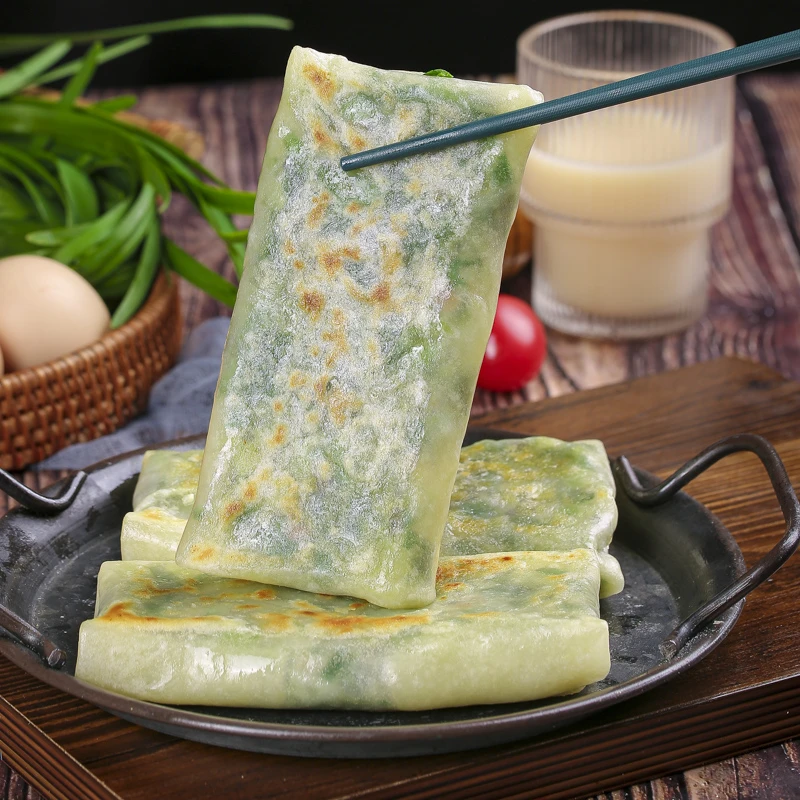 韭菜鸡蛋盒子韭菜鸡蛋馅饼营养煎饼早餐半成品韭菜煎饼加热即食品