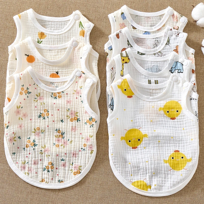 男女童宝宝纯棉护肚脐四季宝宝兜兜护肚婴儿纱布半背肚兜夏季薄款