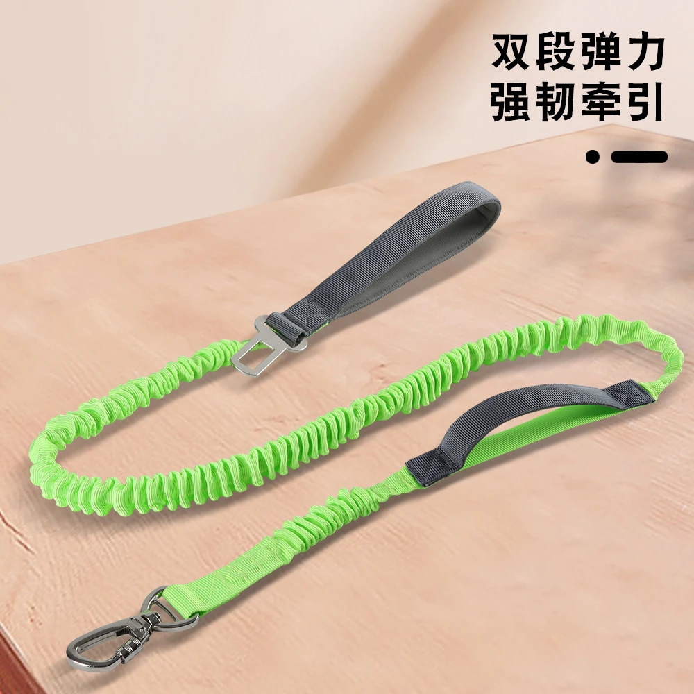狗狗防爆冲牵引绳弹力遛狗绳中大型犬伸缩缓冲金毛拉布拉多狗链子