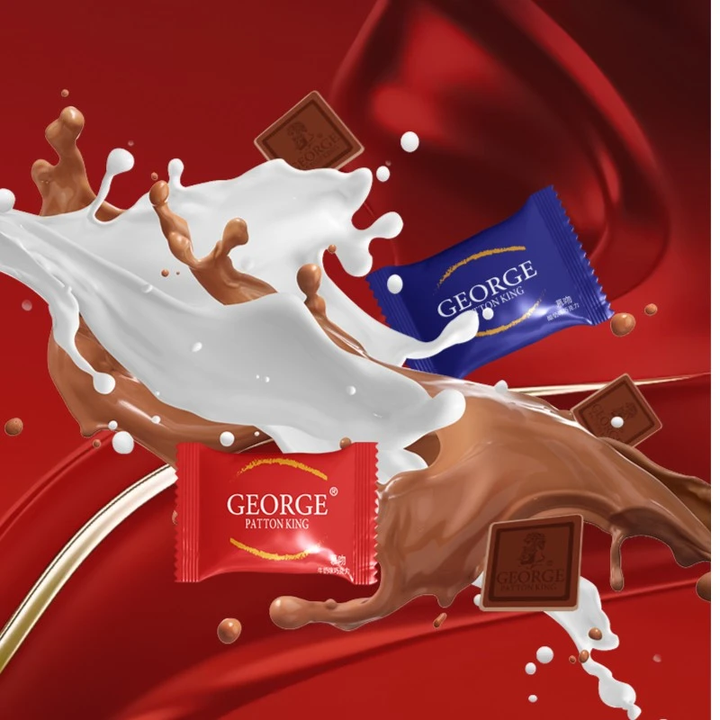 乔治·巴顿·金慕吻牛奶巧克力喜糖婚庆糖果散装500g