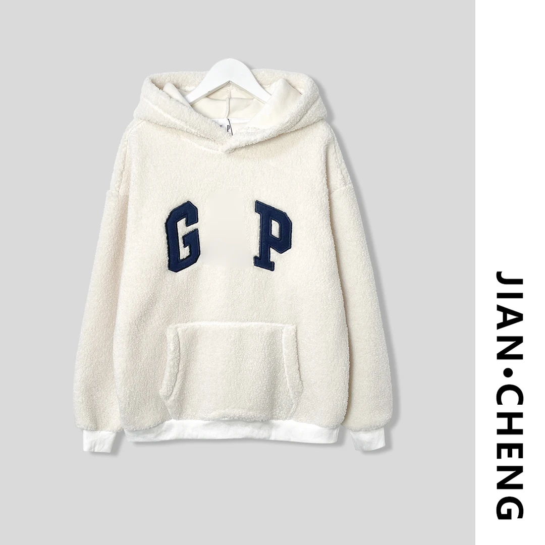 【简柽】  连帽宽松绒卫衣  D401-A66-4302