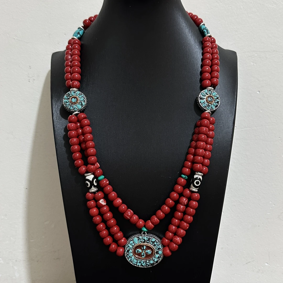 藏族饰品挂件藏族舞配饰颈饰藏族首饰不掉色