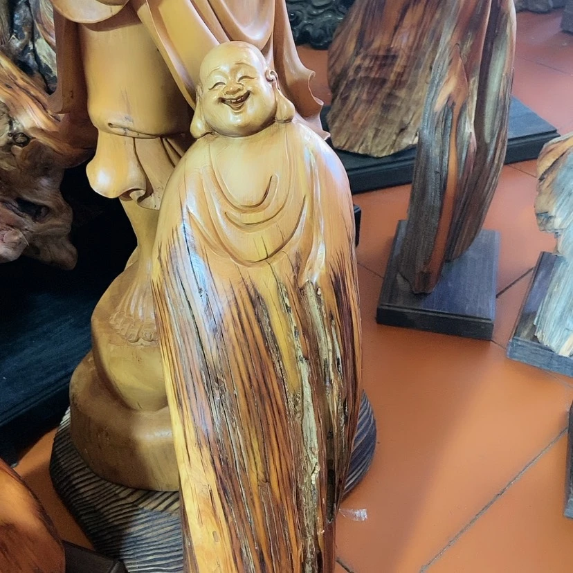 【闪购商品】崖柏根雕福**天