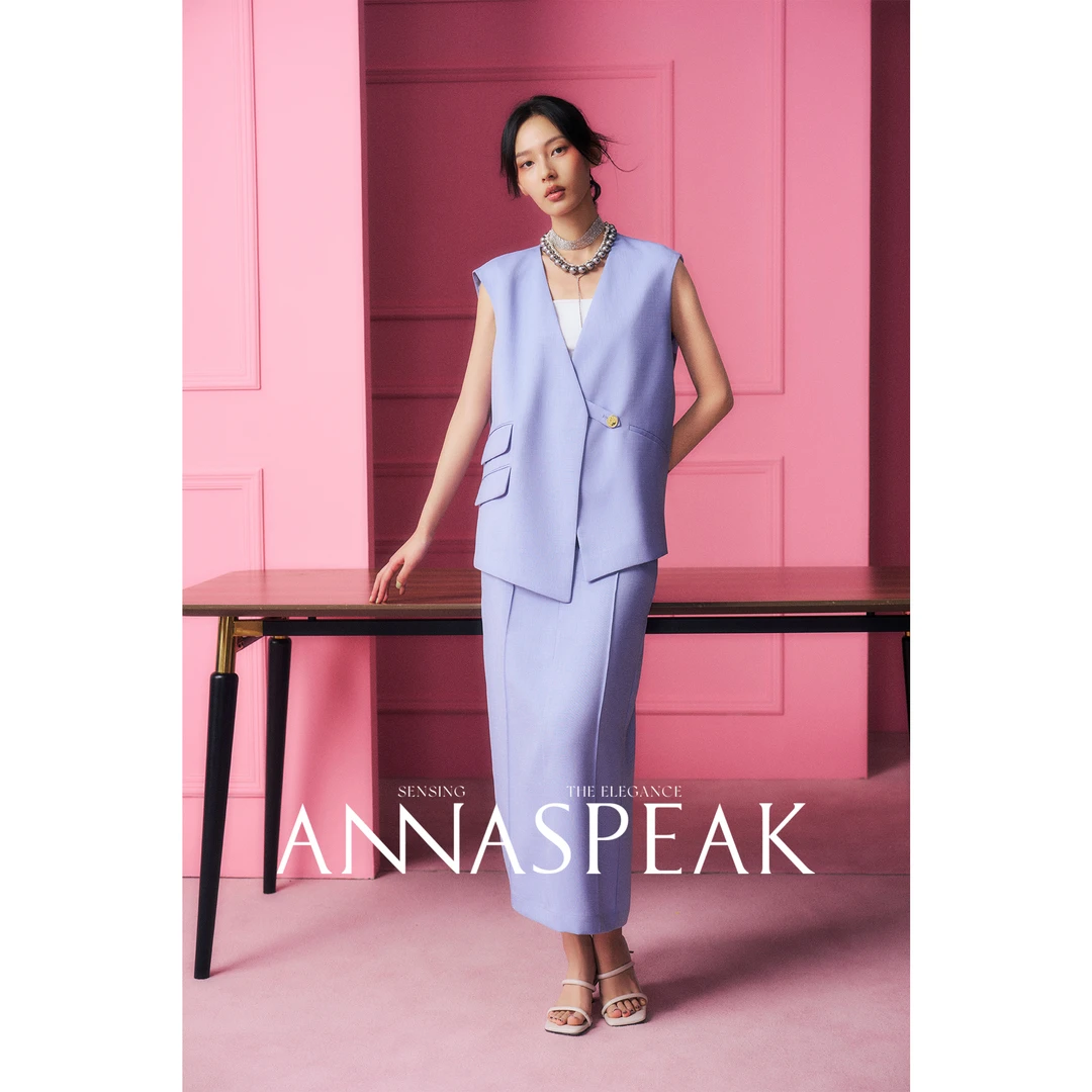 ANNASPEAK CLEANFIT静奢风AS新款马甲夏季时尚高级感上衣外套女