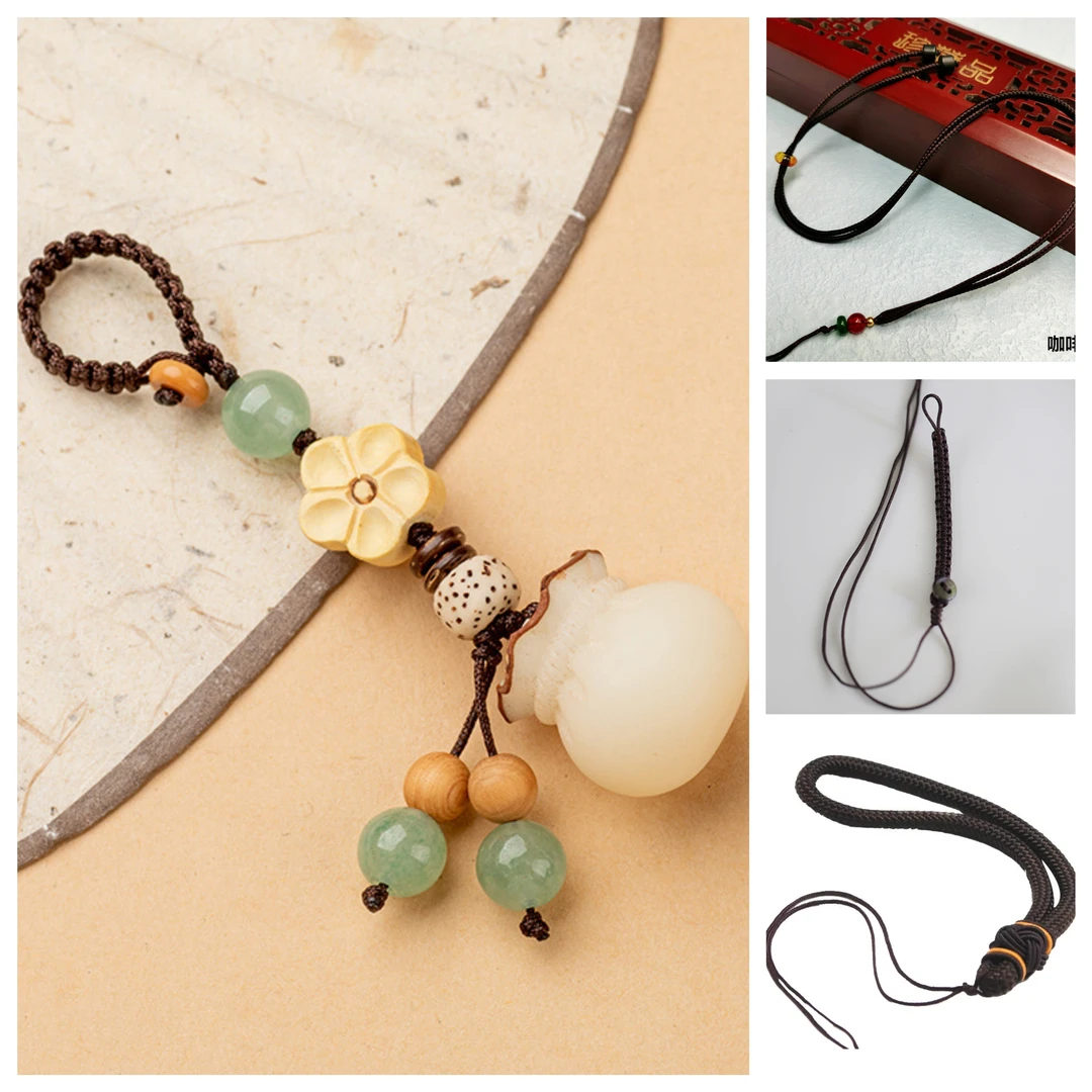 DIY手工串珠项链编织线绳