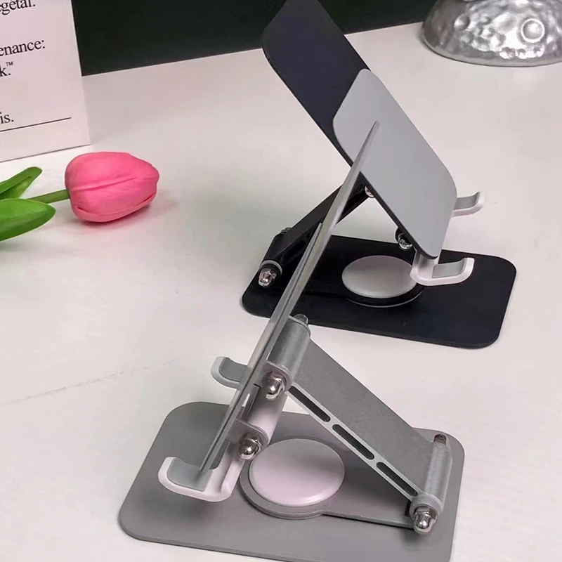 全新未使用  粉丝福利全金属铝合金可旋转手机ipad支架